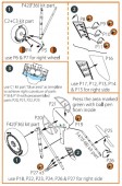 Clear Prop CPA48023 I-16 type 5 EXTERIOR PE parts for CP kits 1:48