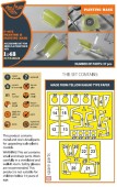 Clear Prop CPA48028 F-4G/E Phantom II painting mask for MENG kit 1:48
