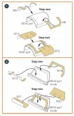 Clear Prop CPA48028 F-4G/E Phantom II painting mask for MENG kit 1:48