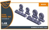Clear Prop CPA48032 Lynx wheel set for Airfix kits 1:48