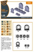 Clear Prop CPA48033 F-35A wheel set 1:48
