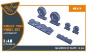 Clear Prop CPA48035 Mirage-2000 wheel set 1:48