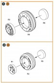Clear Prop CPA48035 Mirage-2000 wheel set 1:48