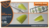 Clear Prop CPA48036 A-10C double-sided painting mask for ACADEMY kit 1:48