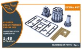 Clear Prop CPA48045 Gloster E28/39 Pioneer engine set for CP kits CP4823 1:48