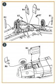 Clear Prop CPA48050 F-86A undercarriage covers for CP kits 1:48