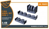 Clear Prop CPA48052 F-86A wheel set type 1 for CP kits 1:48