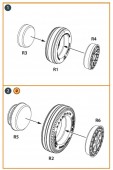 Clear Prop CPA48052 F-86A wheel set type 1 for CP kits 1:48