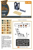 Clear Prop CPA48054 F-86A Ejection seat late for CP kits 1:48