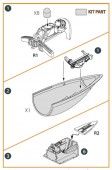 Clear Prop CPA48056 F-86A Canopy frame detailing set for CP kits 1:48