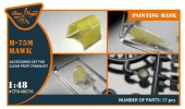 Clear Prop CPA48076 Hawk H-75M painting mask for CP kit CP4806 1:48