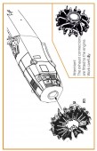 Clear Prop CPA48081 F4B-3/4 Engine for CP kits 1:48