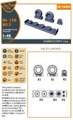 Clear Prop CPA48085 Hs 129B2/3 Wheels set (weighted) for Takom kit 1:48