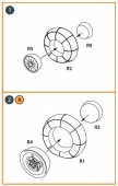 Clear Prop CPA48085 Hs 129B2/3 Wheels set (weighted) for Takom kit 1:48