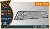 Clear Prop CPA48094 F4B-3/4 Strubs for CP kits 1:48
