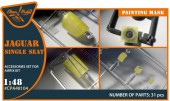 Clear Prop CPA48104 Jaguar Single seat painting mask for Airfix kit 1:48