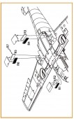 Clear Prop CPA48109 Bf-109E set of radiators for Wingsy Kits 1:48