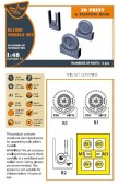 Clear Prop CPA48112 Bf-109E wheels set for Wingsy Kits 1:48