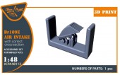 Clear Prop CPA48113 Bf-109E air intake for Wingsy Kits 1:48