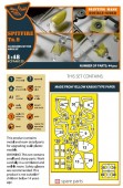 Clear Prop CPA48125 Spitfire Tr.9 double-sided painting mask for Airfix kit 1:48