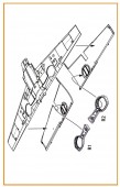 Clear Prop CPA48129 Bf-109E wheel bay for Wingsy Kits 1:48