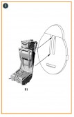 Clear Prop CPA48132 Fairey Delta 2 Ejection seat for Dora Wings 1:48