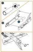 Clear Prop CPA48133 Fairey Delta 2 Afterburner and Exhaust for Dora Wings 1:48