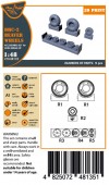 Clear Prop CPA48135 DHC-2 Beaver Wheels set for Dora Wings 1:48