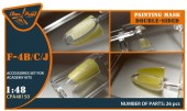 Clear Prop CPA48150 F-4B/C/J double-sided painting mask for Academy 1:48