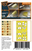 Clear Prop CPA48150 F-4B/C/J double-sided painting mask for Academy 1:48