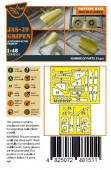 Clear Prop CPA48151 JAS 39 Gripen double-sided painting mask for Italeri 1:48