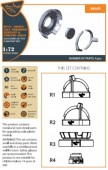 Clear Prop CPA72009 Ki-51 Sonia (all versions) resin exhaust & cooling gills for CP kits CP72011/CP72012/CP72013 1:72