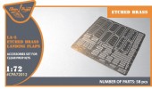 Clear Prop CPA72012 La-5 (all versions) PE landing flaps for CP kits CP72014/CP72015 1:72