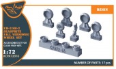 Clear Prop CPA72016 UH-2 A/B SEASPRITE (all versions) wheel set for CP kits CP72002/CP72017/CP72018 1:72