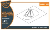 Clear Prop CPA72029 A5M2b Claude (late version) vacuum formed canopy for CP kit CP72009 1:72