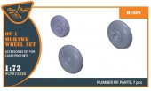 Clear Prop CPA72036 OV-1 A/B/C/D Mohawk wheels set for CP kit 72016 1:72