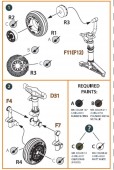 Clear Prop CPA72036 OV-1 A/B/C/D Mohawk wheels set for CP kit 72016 1:72