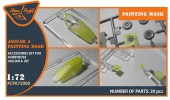 Clear Prop CPA72060 Jaguar A painting mask for Hobby Boss kit 1:72