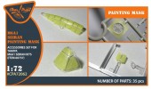 Clear Prop CPA72062 M6A1 Seiran painting mask for Tamiya kit 60737 1:72