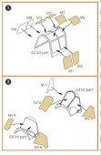 Clear Prop CPA72067 Hawk H-75 M/N/O painting mask for CP kits CP72021/CP72022/CP72029 1:72