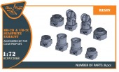 Clear Prop CPA72068 UH-2C/HH-2D SEASPRITE resin exhaust for CP kit CP72017/CP72018 1:72