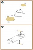 Clear Prop CPA72075 I-16 (late version) painting mask for CP kit 1:72