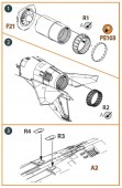 Clear Prop CPA72080 MiG-23ML, MLD, P, MLAE Exhaust and air scoops for CP kits 1:72