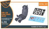 Clear Prop CPA72082 KM-1M Ejection seat for CP kits and other 1:72