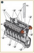 Clear Prop CPA72086 Liberty L-12 engine set 3D print 1:72
