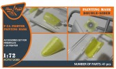 Clear Prop CPA72089 F-2A Fighter double-sided painting mask for Finemolds kits 1:72