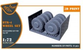 Clear Prop CPA72091 BTR-4 Wheel set for IBG kits 1:72