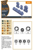 Clear Prop CPA72093 AMX, AMX-T Ghibli wheel set for Italeri kits 1:72