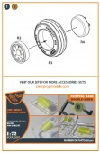 Clear Prop CPA72093 AMX, AMX-T Ghibli wheel set for Italeri kits 1:72