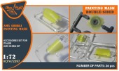 Clear Prop CPA72097 AMX Ghibli double-sided painting mask for Italeri kits 1:72